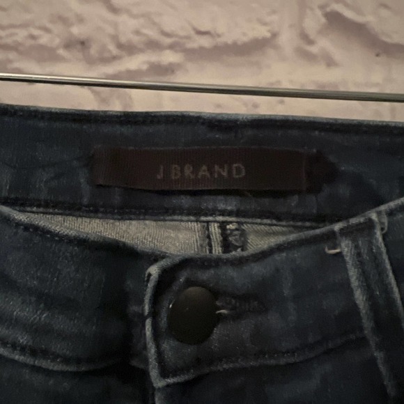 J Brand Dark Wash Jeans Sophia Mid Rise- 2 - Picture 2 of 6